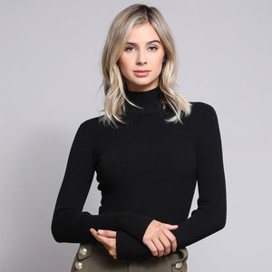 Long sleeve turtle neck bodysuit